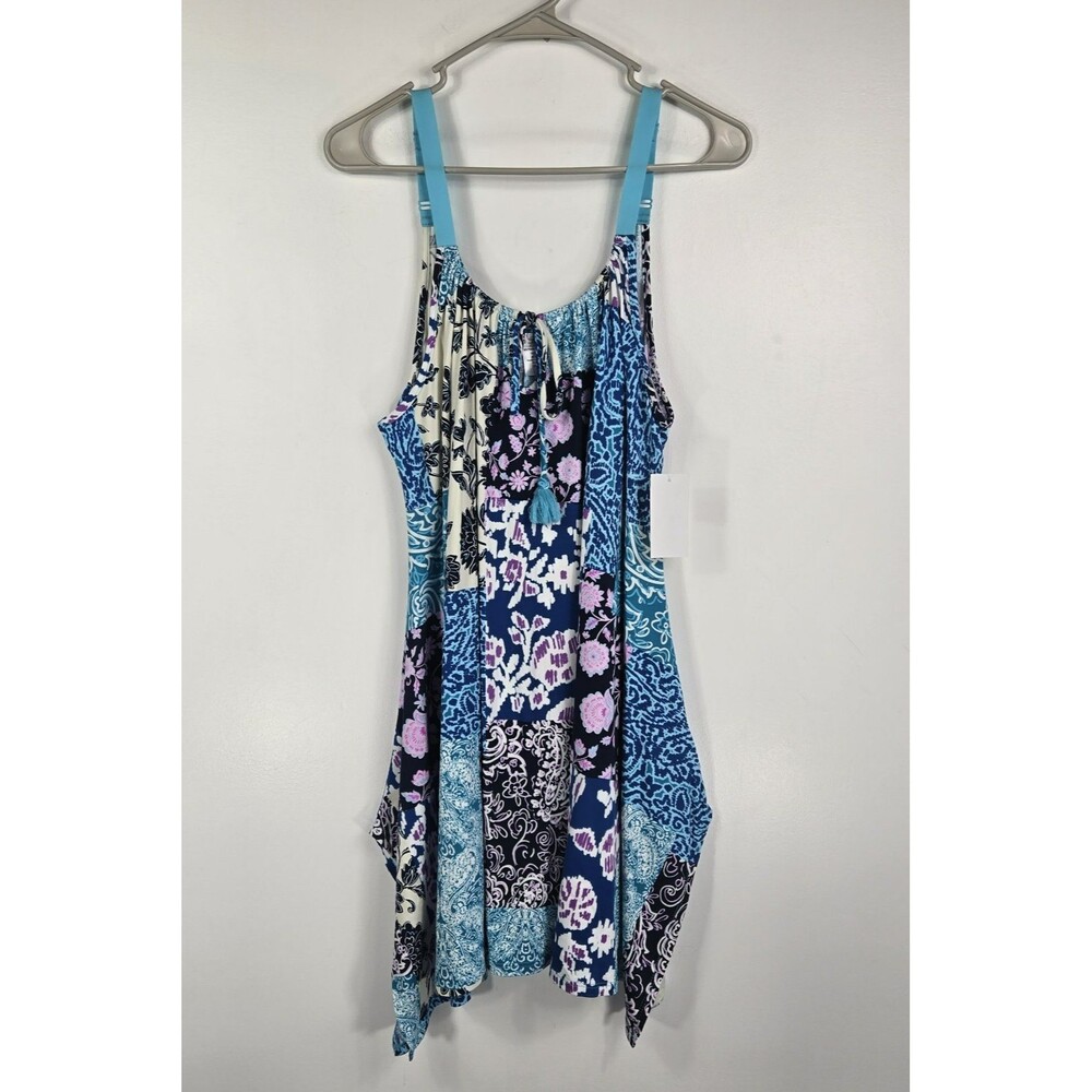 Linea Donatella Women's Size Large Blue Chemise Adjustable Straps NWT